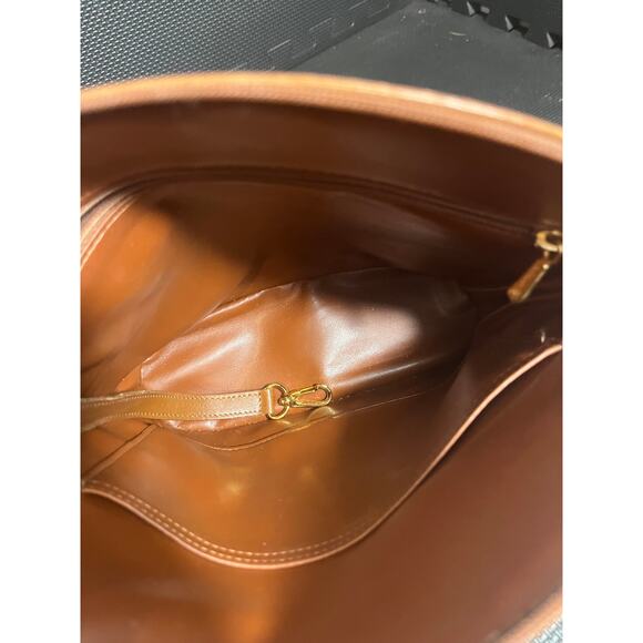 Longchamp Brown Leather Crossbody Style Bag Purse Paris Vintage - Picture 9 of 15